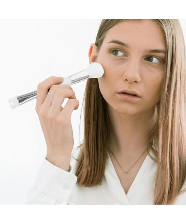 FOMIYES Nose Contour Brush U Shaped Makeup Brush Highlighter Applicator Double Head Loose Powder Brush Blush Brush Eyeshadow Brush Cosmetics Tool - Buy Online on GoSupps.com