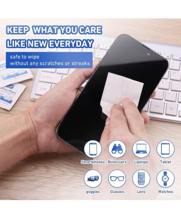 180 Individually Wrapped Lens Cleaning Wipes - Safe & Quick-Drying Glasses and Screen Cleaner - Buy Online on GoSupps.com