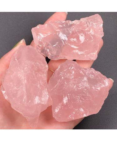 Home Decoration Natural Pink Rose Quartz Crystal Stone Rock Chips LuckyNatural Stones and Minerals th Decoration Stones ZJGIDTEM (Size : 90-100g) - Buy Online on GoSupps.com
