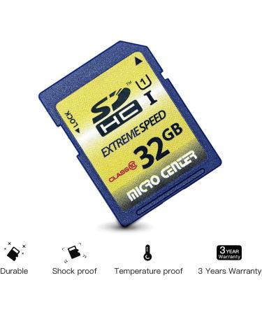 Micro Center 32GB Class 10 SDHC Flash Memory Card (2 Pack) - Buy Online on GoSupps.com