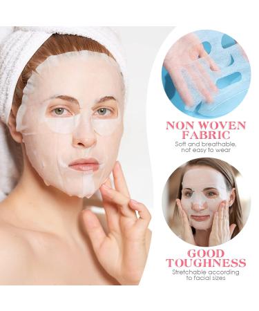 100pcs Disposable Pure Cotton Face Mask Sheets - Ultra-Thin DIY Cosmetic Care for Glowing Skin - Buy Online on GoSupps.com