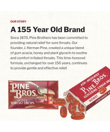 Pine Bros. Wild Cherry Throat Lozenges for Throat Comfort Softish Drops Approx 30 Drops 24 Bags Wild Cherry 24 - Buy Online on GoSupps.com