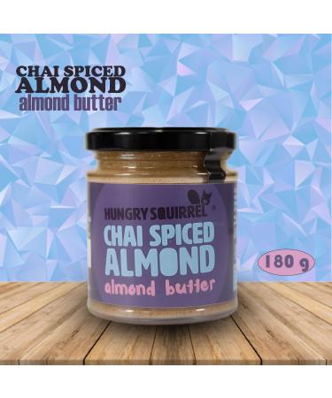 Hungry Squirrel Nut Butter Jar Pick N Mix - Choose From 9 Flavours | Chai Spiced Royal Raspberry Maple Pecan Cookie Dough Hazelnut Cacao Positively Absolutely - Pack of 2 x 180g 180 g (Pack of 2) - Buy Online on GoSupps.com