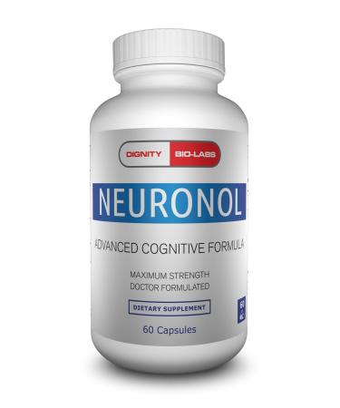 Neuronol by Dignity Bio-Labs: Brain Health Formula for Memory Support, Focus, Clarity, and Concentration - #1 Nootropic formulated w/Dmae, Bacopa Monnieri, Ginkgo Biloba & More.