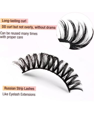 minkissy 10 Pairs Eyelashes Clear Lash Band Natural Look Wispy Dramatic Lash Extension Eyelash Fluffy Spiky Lashes Natural False Lashes Fake Lashes Full Vacation Bulk Fiber Comics - Buy Online on GoSupps.com