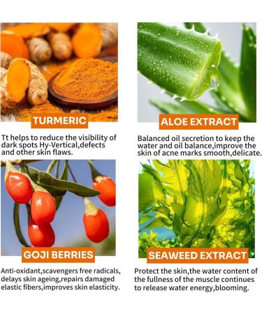 Kojic Acid Turmeric Oil - Dark Spot Remover for Face - Kojic Acid Serum - Turmeric Oil Dark Spot Corrector - Kojic Acid Remove Facial Melasma Acne - Anti Aging Face Serum Moisturzing(2pc) - Buy Online on GoSupps.com