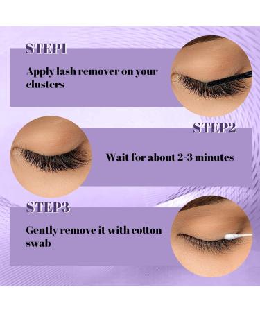 WENDY LASHES Lash Remover for Cluster & Individual Lashes | Gentle Low-Irritating DIY Eyelash Extension Solution (5ml) - Shop Internationally - Buy Online on GoSupps.com