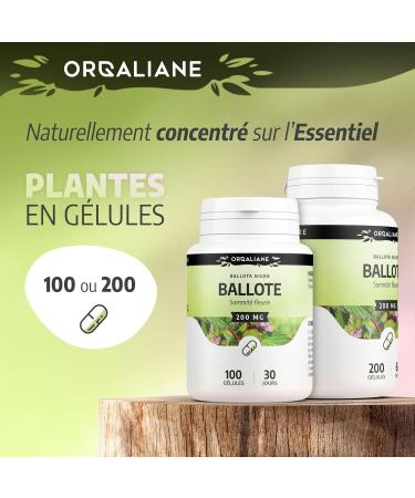  Orgaliane Ballote 200 mg - 200 capsules - Buy Online on GoSupps.com