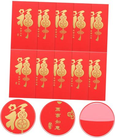 ABOOFAN 50 Pcs Large Holiday Red Envelope Pocketbook Red Gift Envelopes Rabbit Year Hong Bao New Year Red Packet Hongbao Red Packet Spring Festival Red Packet Paper China Chinese Zodiac - Buy Online on GoSupps.com