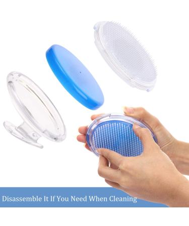 Exfoliating Brush Set for Ingrown Hair - Tbestmax 3 Pcs Body Scrubber (Blue, Green, Red) - Buy Online on GoSupps.com