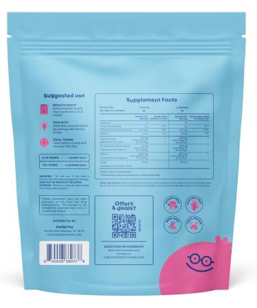 JoySpring Sleepberry Liquid Melatonin for Kids with Elderberry and Saffron Gummies Kids & Teens - Kids Mood Support Supplement - Buy Online on GoSupps.com