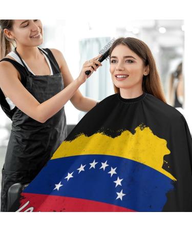 Venezuelan Flag Barber Cape | Professional Hair Cutting Apron - Water Stain Resistant Anti-Static - 56.7x66.9 Inch - Buy Online on GoSupps.com