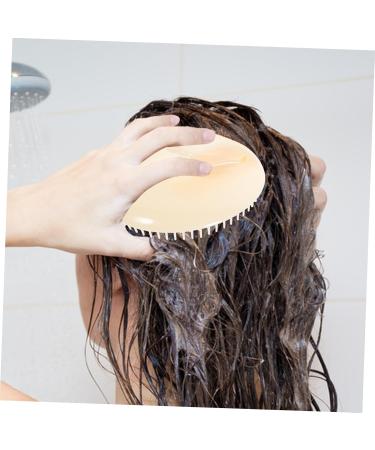 Hoement Silicone Shampoo Comb & Scalp Brush - 2 Piece Set for Deep Cleansing & Massage | Ideal for Hair Care & Curling - Buy Online on GoSupps.com