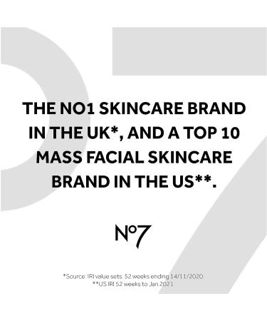 No7 Restore & Renew Dual Action Cleansing Lotion - Facial Cleanser & Exfoliant with Alpha Hydroxy Acid - Anti Aging Makeup Remover - Buy Online on GoSupps.com