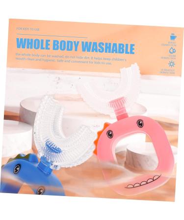 TOVINANNA U-Shaped Toothbrush Set for Kids | 10 Pack 360 Children's Tooth Cleaning Tool | Fun Caricature Design | International Shipping Available - Buy Online on GoSupps.com