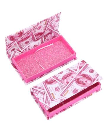 2pcs Pack of Pink False Eyelashes with Magnetic Storage Boxes | Empty Eyelash Organizer for Easy Travel & Display - Buy Online on GoSupps.com