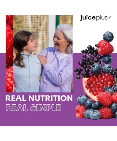 Juice Plus+ Berry Blend Soft Chews (Chewables) - Daily Nutrition from 12 Plants with Whole Fruit, Vegetable, & Berry - Raspberry, Bilberry, Blueberry, and More! for Adults and Kids - (1-mo, 30 Chews) - Buy Online on GoSupps.com