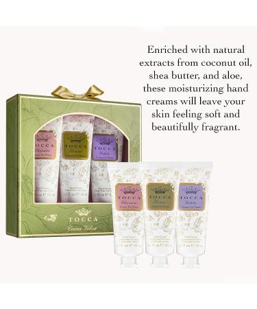 Tocca Wonders Collection Mini Hand Cream Set - Florence, Colette, Cleopatra - 1.5 oz Moisturizing Hand Creams - Buy Online on GoSupps.com
