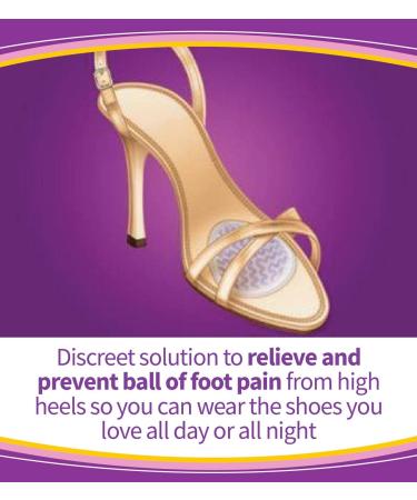 Dr. Scholl's BALL OF FOOT Cushions for High Heels (One Size). Relieve and Prevent Ball of Foot Pain with Discreet Cushions that Absorb Shock and Make High Heels more Comfortable - Buy Online on GoSupps.com