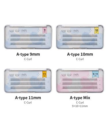 Buy CCAMBBAK I-dol Natural False Eyelashes - Handmade Lightweight Individual Lashes for K-Beauty | Lengthening Wisps (W Type 10mm Black) - International Shipping Available - Buy Online on GoSupps.com