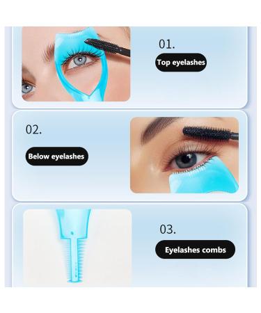 Buy 3-in-1 Mascara Shield Guard - Magic Eyelash Comb & Applicator Tool for Perfect Lashes | International Shipping Available - Buy Online on GoSupps.com