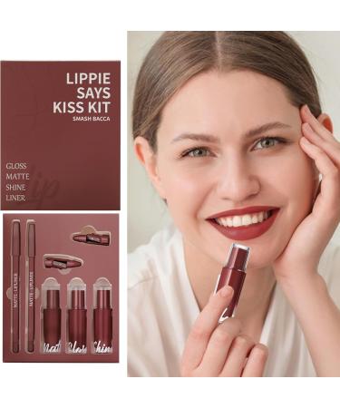 Lip liner and set durable lip liner lip gloss for shopping travel business trips stage dating meetings and holidays 03 - Buy Online on GoSupps.com