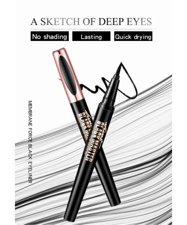 Macfee Waterproof Eyeliner - Long Lasting Quick Dry Eye Makeup in Black | Shop Internationally - Buy Online on GoSupps.com
