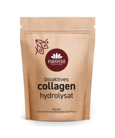 Good Organics Collagen hydrolyzate powder 140 g bioactive collagen peptides 90 protein without additives checked and filled in Germany Puraveda