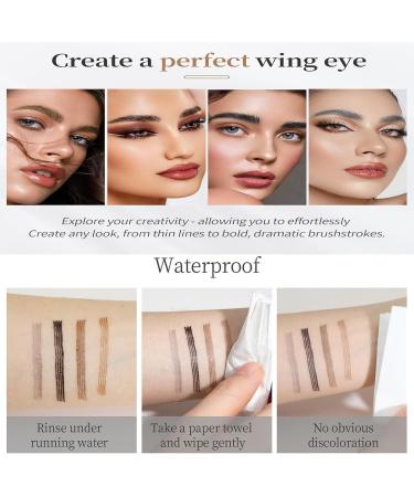 Waterproof 3D Microblading Eyebrow Pencil 2024 Upgraded 3-Piece Set (4 black/brown/light brown/grey) Black/Brown/Light Brown/Grey 4 - Buy Online on GoSupps.com