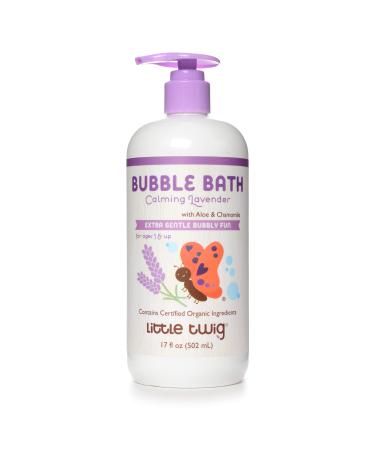 Little Twig Bubble Bath  Natural Plant Derived Formula  Lavender  17 fl oz Lavender 17 Fl Oz (Pack of 1)