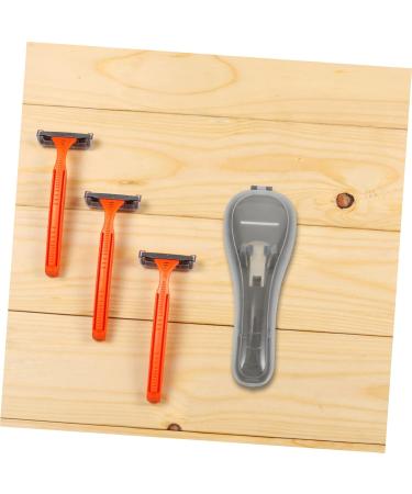 Beaupretty Travel Razor Storage Box - Shopproof Etui Holder for Men - Gray Razor Case 16.5x6x3.5cm - Ideal for Shower Use - Buy Online on GoSupps.com