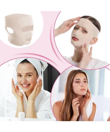 Yianyal Face Lifter - Reusable Face Lifting Bandage - Chin up Masque for Double Chin Reduction Slimming Face Strap for Women and Men - Buy Online on GoSupps.com