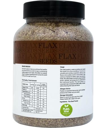 Nutriwish Flax Seed Powder 250 g | Alsi Powder | Rich in Fiber | - Buy Online on GoSupps.com