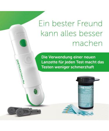 Onetouch Ultra Plus Kombi-Pack M | Blood Sugar Test Strips & Lancets for Diabetes | 60 Tests | International Shipping - Buy Online on GoSupps.com