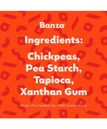 Banza Chickpea Rotini Pasta - Gluten-Free, High Protein, Lower Carb, Non-GMO (Pack of 6) - Buy Online on GoSupps.com