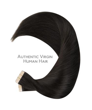 Buy Salife Tape Extensions - 40PCs Real Hair 60g 25cm Dark Brown Invisible Tape in Hair Extensions for Silky Straight Style - Buy Online on GoSupps.com