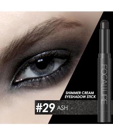 FOCALLURE Shimmer and Matte Cream Eyeshadow Stick High Pigment Eye Brightener Pencil - Buy Online on GoSupps.com