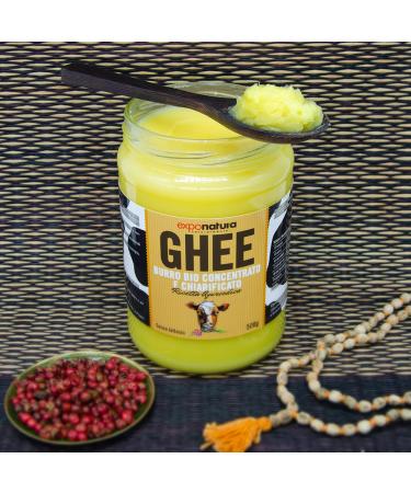 Exponatura Bio Ghee - Ayurvedic Clarified Butter from Pasture Cow Milk | Lactose-Free & Highly Digestible (1250g) - Buy Online on GoSupps.com