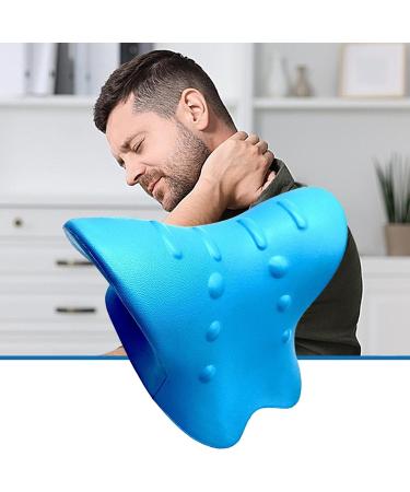 Neck Stretcher - Cervical Traction Neck Hump | Neck Stretcher Cervical Traction Device Shoulder Relaxer Traction Pillow for Muscle Relaxation - Buy Online on GoSupps.com