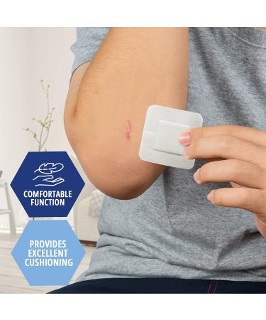 Med PRIDE 4x4 Bordered Gauze Island Dressing | 25 Pack Individually Packed | Sterile & Highly Absorbent Wound Dressing | Latex-Free - Buy Online on GoSupps.com