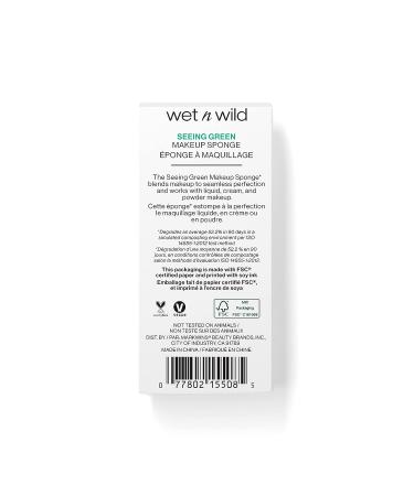 Green Beauty Blender Makeup Sponge by Wet n Wild - Eco-Friendly & Biodegradable - Buy Online on GoSupps.com