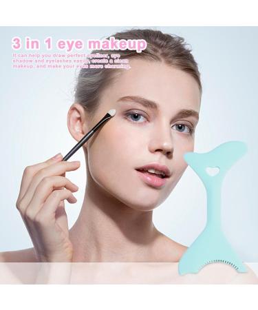 Eyeliner Aid - Portable and Lightweight Eyeliner Stencils - Mascara Shield for Beginners Eyebrow Stencils for Winged Eyeliner Lashes Lip Liner Tosier Blue - Buy Online on GoSupps.com