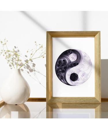 Uniquilling Quilling Kit Paper Quilling Kit for Adults Beginner  Handmade DIY Craft Quilling Paper Filigree Painting Kit Tools  Home Room Wall Art Decor Perfect Gifts   8*10-inch Yin Yang (Basic) Yin Yang Basic - Buy Online on GoSupps.com