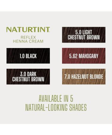 Naturtint Reflex Non-Permanent Hair Color 1.0 Black - 90ml | Vegan & Ammonia-Free | International Shipping Available - Buy Online on GoSupps.com
