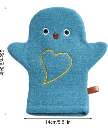 Toddler Bath Mittens - Plush Children's Toiletries Set Infant Shower Range | 9.84x5.51x0.39In Helps Wash Sensitive Skin Fun Bath Time Adorable - Buy Online on GoSupps.com
