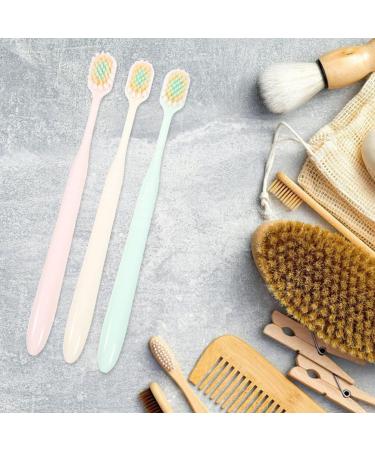 GLEAVI 9 Pieces Soft Manual Toothbrush Set - Wide Brush Head for Home Use - Ideal for Sensitive Gums - International Shipping Available - Buy Online on GoSupps.com