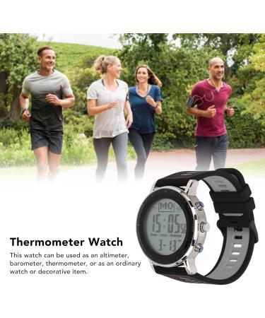 AYNEFY Altimeter Barometer Watch Compass - Waterproof Multifunctional Hiking Gear in Black/Gray | Shop Now! - Buy Online on GoSupps.com