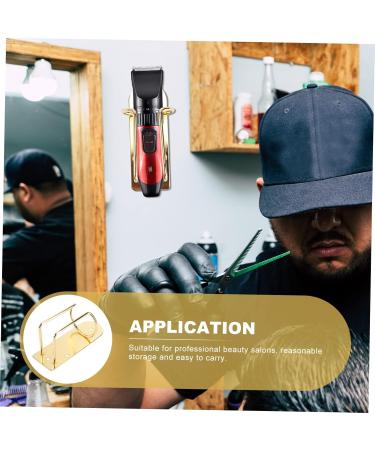 Didiseaon Professional Hair Clipper Stand - Wall-Mounted Trimmer Holder for Barbers - Stainless Steel 12.5x6cm Rack - Durable Barber Supplies - Buy Online on GoSupps.com