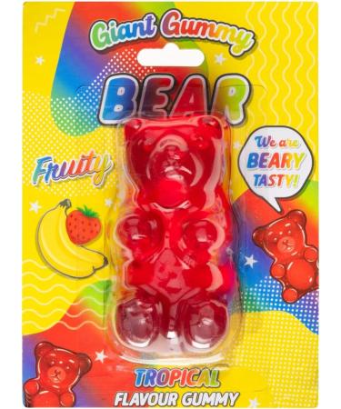 Assorted Gummy Bear Pack of 4 - Sour Raspberry Sour Watermelon Cola and Fruity Bears - Buy Online on GoSupps.com