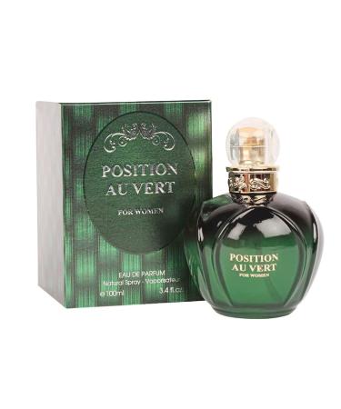 J & H VARIETY PERFUME POSITION AU VERT Eau de Parfum Natural Spray for Women Elegant Scent Daytime & Casual Use for all Skin Types 3.4 Fluid Ounce